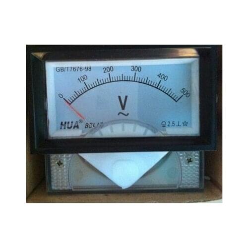 85L17 AC 10V 20V 30V 50V 100V 150V 200V 250V 300V 450V 70mm x 40mm Analog Needle Panel Meter Voltmeter