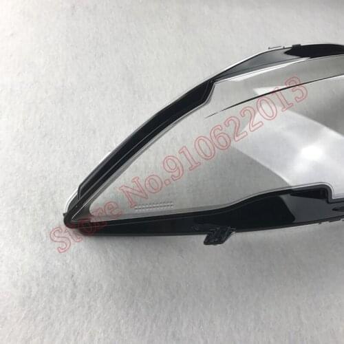Car Glass Head Light Lampshade Lamp Shell 2014-2019 Case Transparent Lens Front Headlight Cover Replacement For Peugeot 408