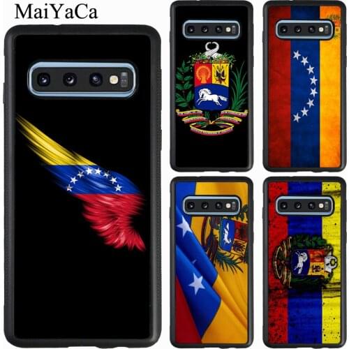 Venezuela Flag Coat Of Arms Case For Samsung Galaxy A51 A71 A21S A20e A31 A50 A70 M21 M31 S9 S10 S20 Plus Note 20 Ultra