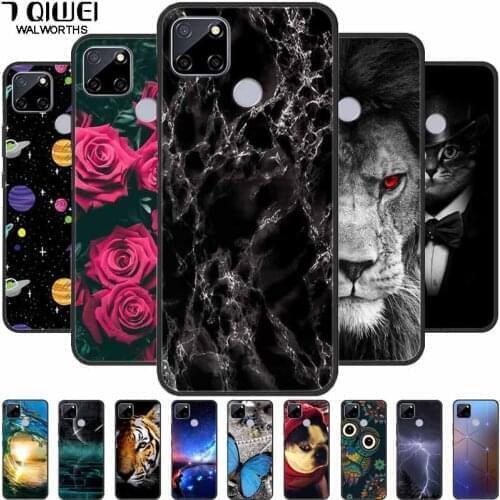 For Realme Narzo 30A Case Silicone Soft Marble TPU Cover for Global Version Realme Narzo 30A Phone Case Narzo30A 30 A 6.5'' Bag
