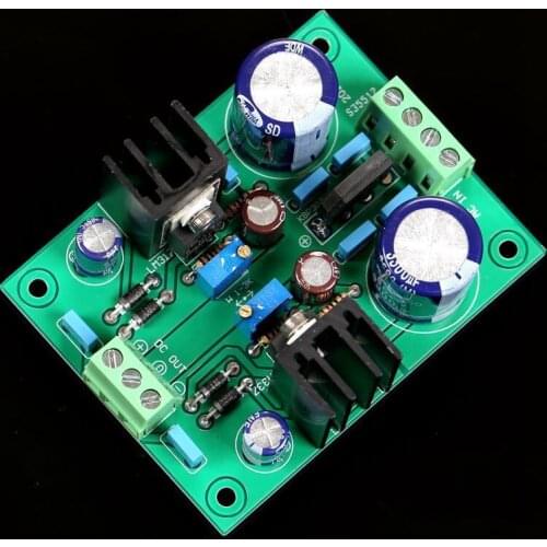 LM317 LM337 filter rectifier stabilized power supply board AC 25V*2 /DC±12-35V finished board/ 25V3300uF, 3A rectifier bridge