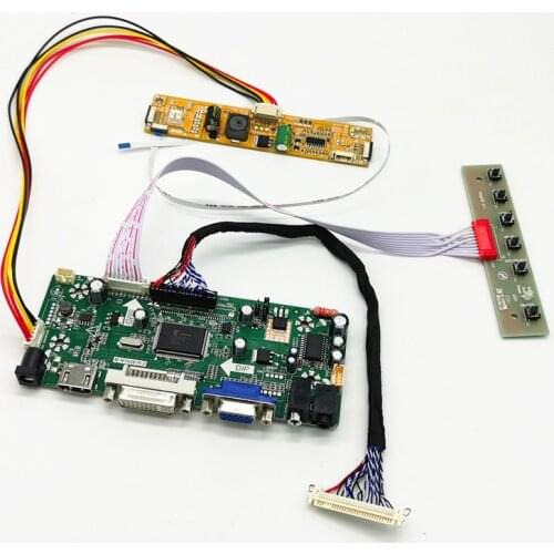 HDMI+DVI+VGA+AUDIO NT68676 LCD Controller Board kit for 22 inch LM220WE5-TLC1 1680*1050 LCD Panel LCD controller board DIY kits
