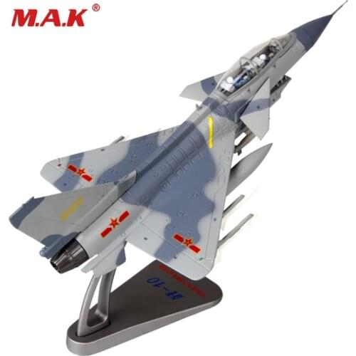 Toys gift children kids 1:72 Scale Alloy J-10 Aircraft Fighter Camouflage Two Seat Airplane Model Toy