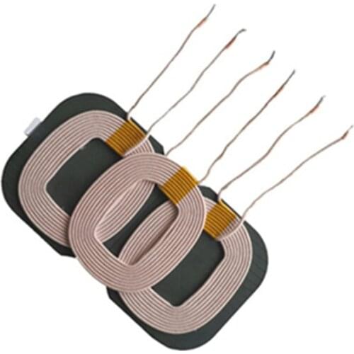 Taidacent 3 Coils Copper Air Magnet Coil 5V TX Inductive Qi Wireless Charger Triple Coil 5W 10W Qi Multicoil Inductive Charger