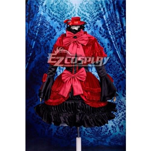 Kushina Gothic Loli Anna Lolita Cosplay Costume E001