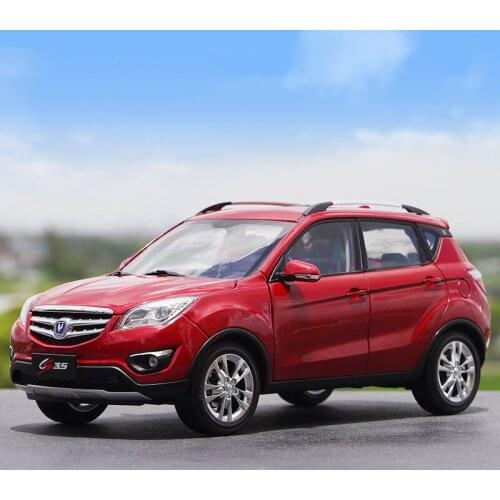 Diecast 1:18 Scale Red Coupe CS35 Off-road Vehicle SUV Alloy Simulation Car Model Collectible Decoration Gift Hot Toys