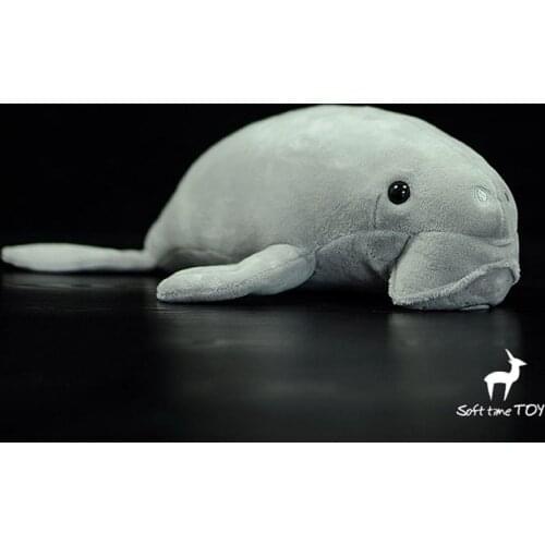 Soft Stuffed Toys Dugong Dolls Model Real Life Plush Manatee Pillow Birhday Gifts Girlfriend