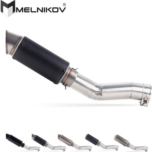 Slip-On For SUZUKI SFV650 Gladius Motorcycle Full Exhaust System Muffler Escape Modified Contact Middle Pipe Tube DB-killer