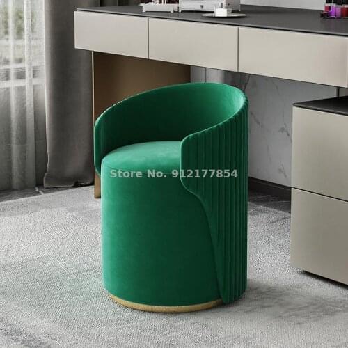 Makeup stool dressing stool manicure chair ins bedroom light luxury minimalist backrest stool household makeup chair net red