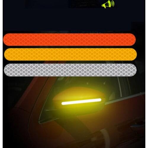 Car rearview mirror reflective stickers night safety warning stickers body stickers scratch decoration