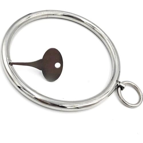 O-Ring Stainless Steel Bdsm Collar Adult Games Sex Toys For Couples Metal Slave Collar Neck Bondage Restraints Fetish Tools