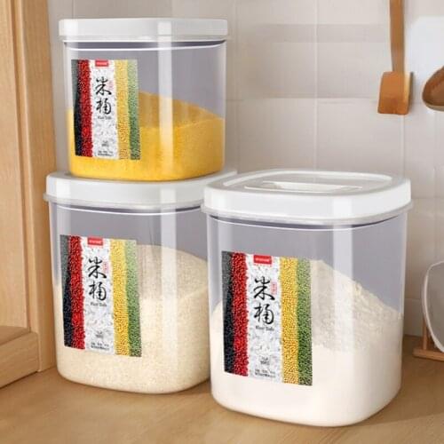 GY Rice Bucket Household Insect-Proof Moisture-Proof Sealed 50 Jin Rice Tank 20 Jin Storage Box Flour Bucket Cereal Can