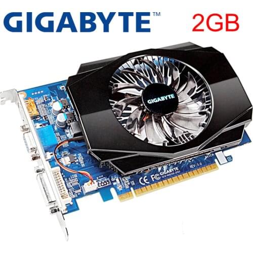 GIGABYTE Video Card Original GT630 2GB 128Bit GDDR3 Graphics Cards for nVIDIA VGA Cards Geforce GT 630 Hdmi Dvi Used On Sale