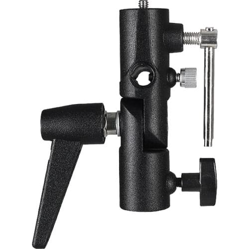 Umbrella Swivel Holder Bracket 1/4" 3/8" F Studio Photo Speedlight Light Stand