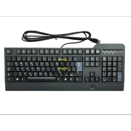 High quality FRU:00XH346 for Lenovo Preferred Pro USB Fingerprint Keyboard KUF1256 Arabic Layout US available Original Brand New