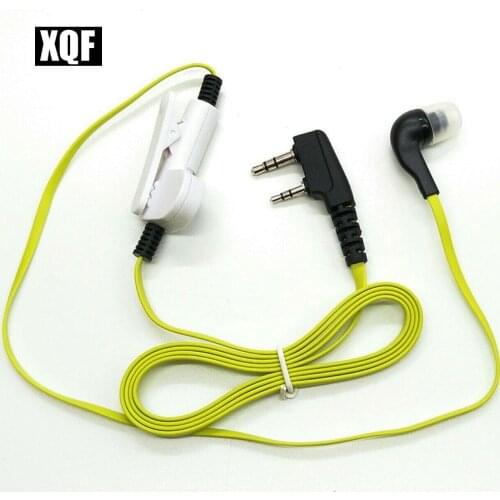 XQF Hot selling earpiece for BAOFENG UV-5R 888S B5 B6 two way radio for KENWOOD walkie talkie