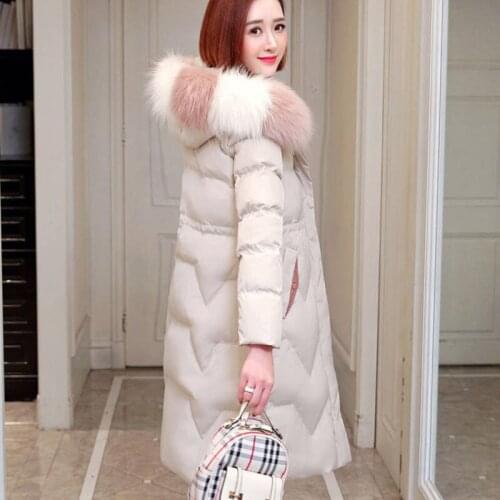 2021 Women Coat Winter Jacket Chromatic Fur Collar Hooded Femme Thickened Parka Loose Fashion Cotton Coat Warm Solid Outerwear