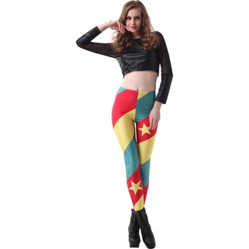 2020 flag Style Women Leggings High Waist Legging Winter Printed Women Pants Slim Fitness Leggins Sexy Gym Clothes