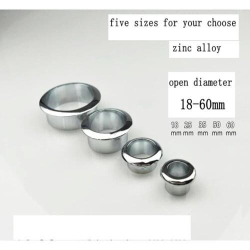 1pcs Computer table perforating metal threading box outlet box furniture wire box decorative ring 18mm -60mm