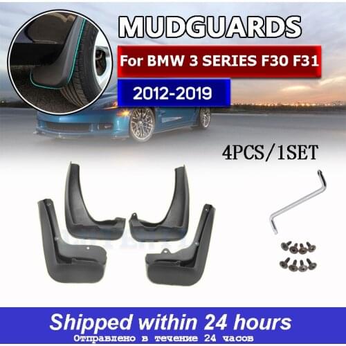 4pcs Car Front Rear for Fender Flares for BMW 3 SERIES F30 F31 2012 2013 2014 2015 2016 Splash Guards Mud Flaps Mudguard Mudflap