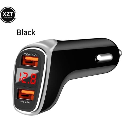 5V Car Charger Dual USB 2 Port Cigarette Lighter Adapter Charger USB Power Adapter For IPhone Huawei Xiaomi