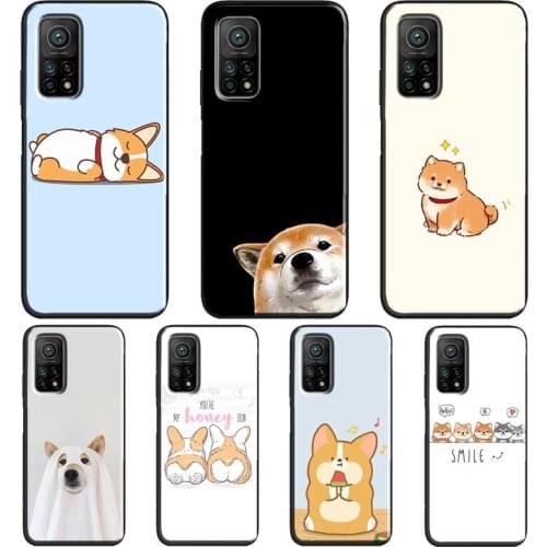 Corgi dog Cartoon For Xiaomi Mi 11 Ultra Note 10 Lite Mi 9T 10T Pro A3 Coque For POCO X3 Pro M3 F1 F3 Case