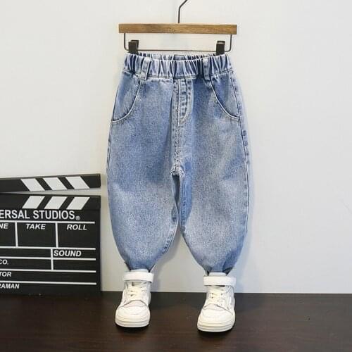 Kids Jeans Solid Color Jeans Girl Spring Autumn Kids Jeans Girls Casual Style Baby Girl Clothes
