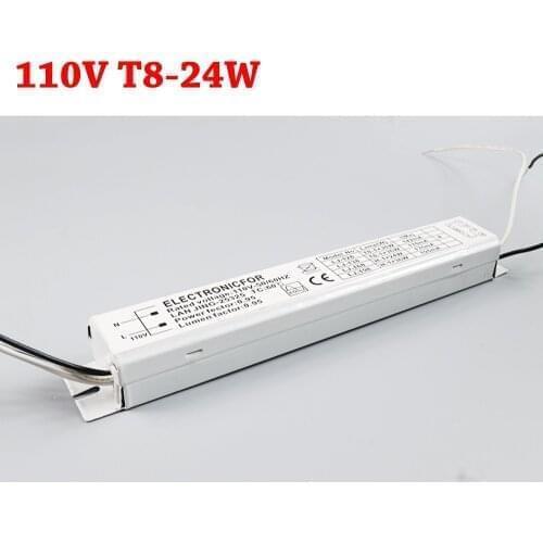 1Pc 110V AC 24W Wide Voltage T8 Electronic Ballast Fluorescent Lamp Ballasts 50/60HZ