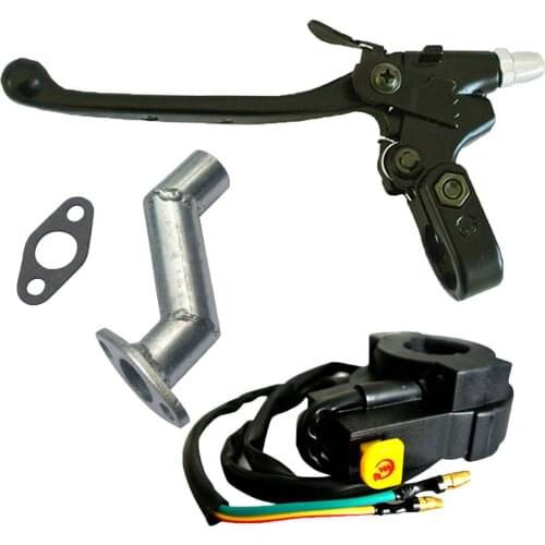 Stop Kill Button&Clutch Lever&Intake Manifold Fits 66cc 80cc Motorized Bicycle