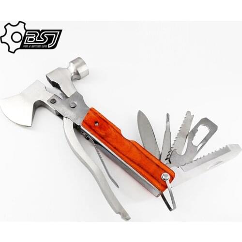 Multifunctional Emergency Outdoor Camping Survival Tools Axe Pliers Pliers Stainless Steel Screwdriver Hatchet Hammer Plier