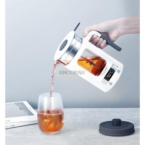 100-240V Multi-function Electric Kettle Stainless Steel Health Preserving Teapot Water Heating Cup Boiling Water Kettle 600ML