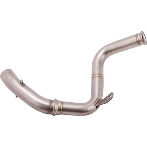For KTM Duke 125 250 390 rc390 2017-2020 Exhaust Connect Link Pipe Delete Catalyst Escape Middle Tube Slip On Modified