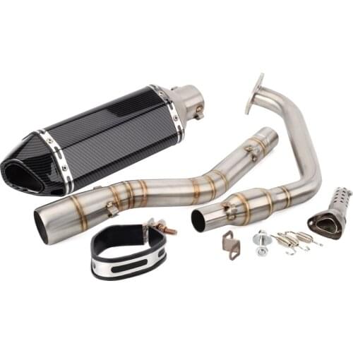 For Yamaha YZF R125 2019 R125 19 YZF-R125 YZF R125 Escape Motorcycle Exhaust Muffler And Link Pipe Full System