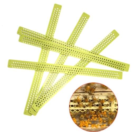 5pcs Bee pollen collector plastic trap catcher sheet beekeeping apiculture honey tools bees hive entrance supplies equipment