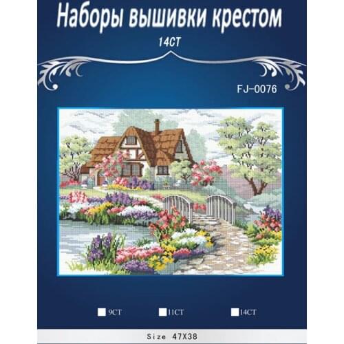 Top Quality Lovely Counted Cross Stitch Kit FJ-0076 Dimensions Homeland JCS Simlar dmc threads