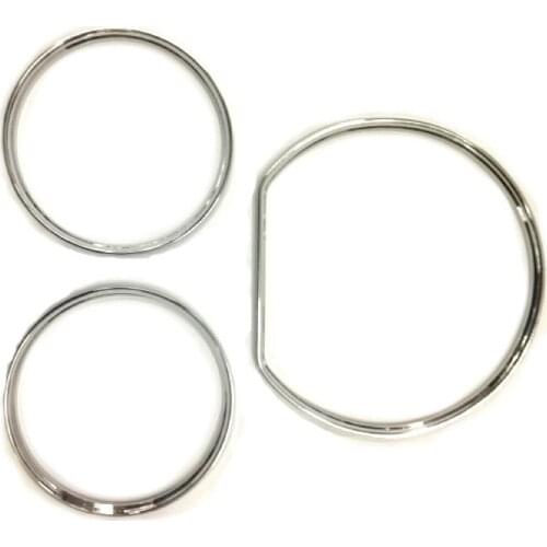 Chrome Dash Board Gauge Ring Set for Mercedes Benz W210 00-02