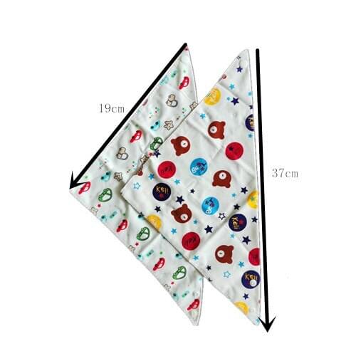 100%Cotton Bibs Baby Feeding Smock Infant Burp Cloths Cartoon Saliva Towel Baby Eating Accessory Baby Stuff Free shipping