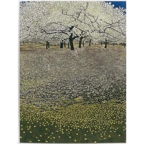 Wall Art Modular Gustav Klimt Canvas Pictures Early Spring Floral Home Decor Blossoms Painting Prints Scenery Poster Living Room