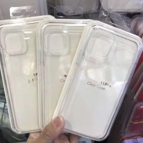 New Original Case For Apple iPhone 12 11 Pro Max XR XS 7 Plus 8 6 6s Plus XS Max X 12Mini 12Pro Phone Clear PC+TPU Back Cover