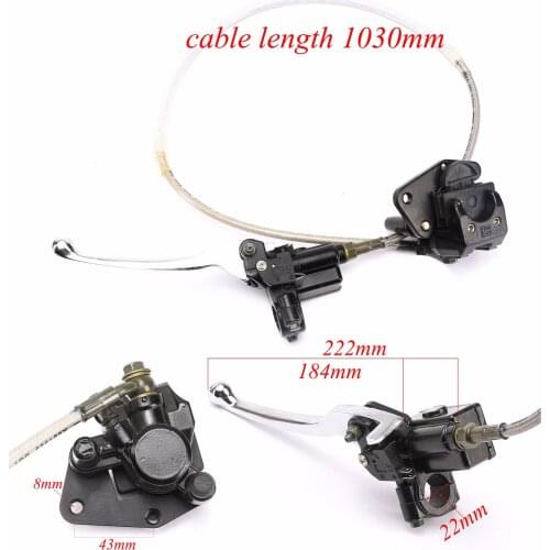 Front Disc Brake Master Cylinder Caliper for Dirt Bike Pit For Yamaha TTR50 Thumpstar SSR Dirt Bike Pit Bike Front Forks