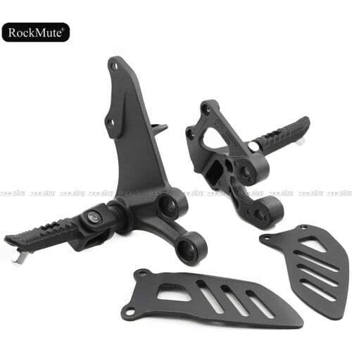 Rider Front Left Right Footrest Foot Pegs Pedal Mount Bracket For Suzuki GSX-R GSXR 600/750 2006-2010 07 08 09 GSXR600 GSXR750