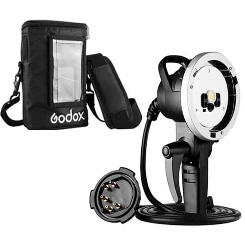 Godox AD-H600B Hand-Held Flash Extension Head + PB-600 Portable Bag Protection Pouch For Witstro AD600 AD600B AD600BM Strobe