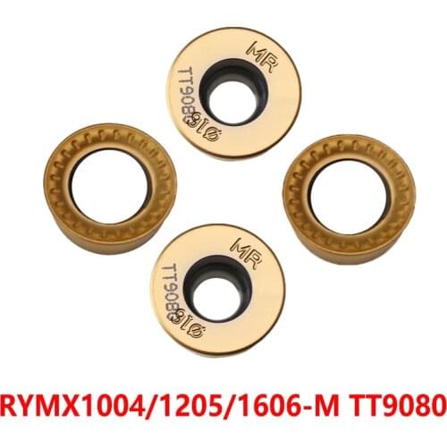 RYMX 1004 1205 1606 RYMX1004-ML RYMX1205-M RYMX1606-MR TT9080 Original 10pcs Carbide Inserts Round Turning Tool Lathe Cutter CNC