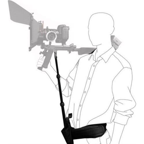 Hands Free Camera Shoulder Rod With Belt Support Pad Stabilizer Capacity Camera Stabilizer For Camcorder Video Camera DSLR DV