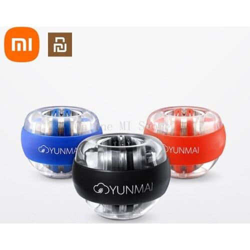 Xiaomi Youpin Yunmai Wrist Ball Trainer LED Gyroball Essential Spinner Gyroscopic Forearm Exerciser Gyro Pressure Relief Ball