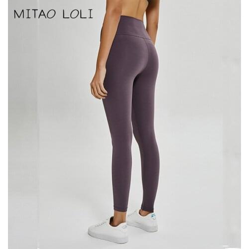 MITAO LOLI SUPER HIGH RISE Full Length Sport Athletic Fitness Leggings Women Squat Proof Workout Gym Yoga Pants Tights Inseam