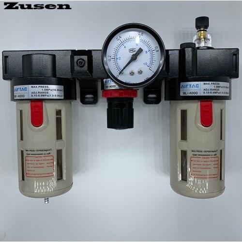 Zusen BC2000 BC3000 BC4000 1/4" 3/8" 1/2"Air Filter Combination Air Pressure Filter Regulator
