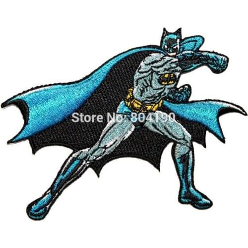 4.5" Gotham Action Pose Superhero TV Movie Series costume applique sew on/ iron on patch
