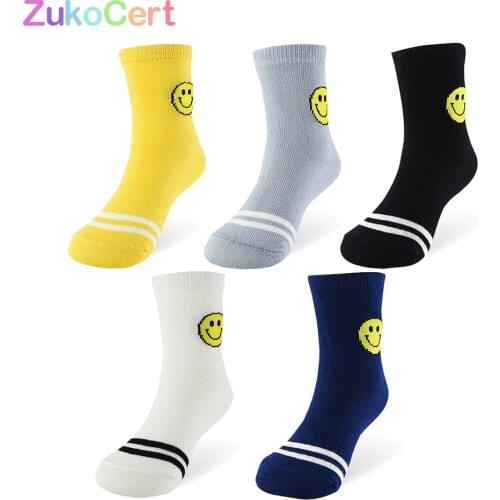 5 Pair/Lot Winter Cotton Children Socks Cartoon Animal Warming Kids Socks for Boys Girls Clothing 5-Colors for 1-10T