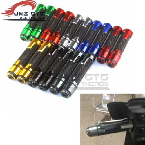 7/8'' Motorcycle Handle bar Caps / Handlebar Grips CNC 22MM Universal Street & Racing Moto Racing Grips